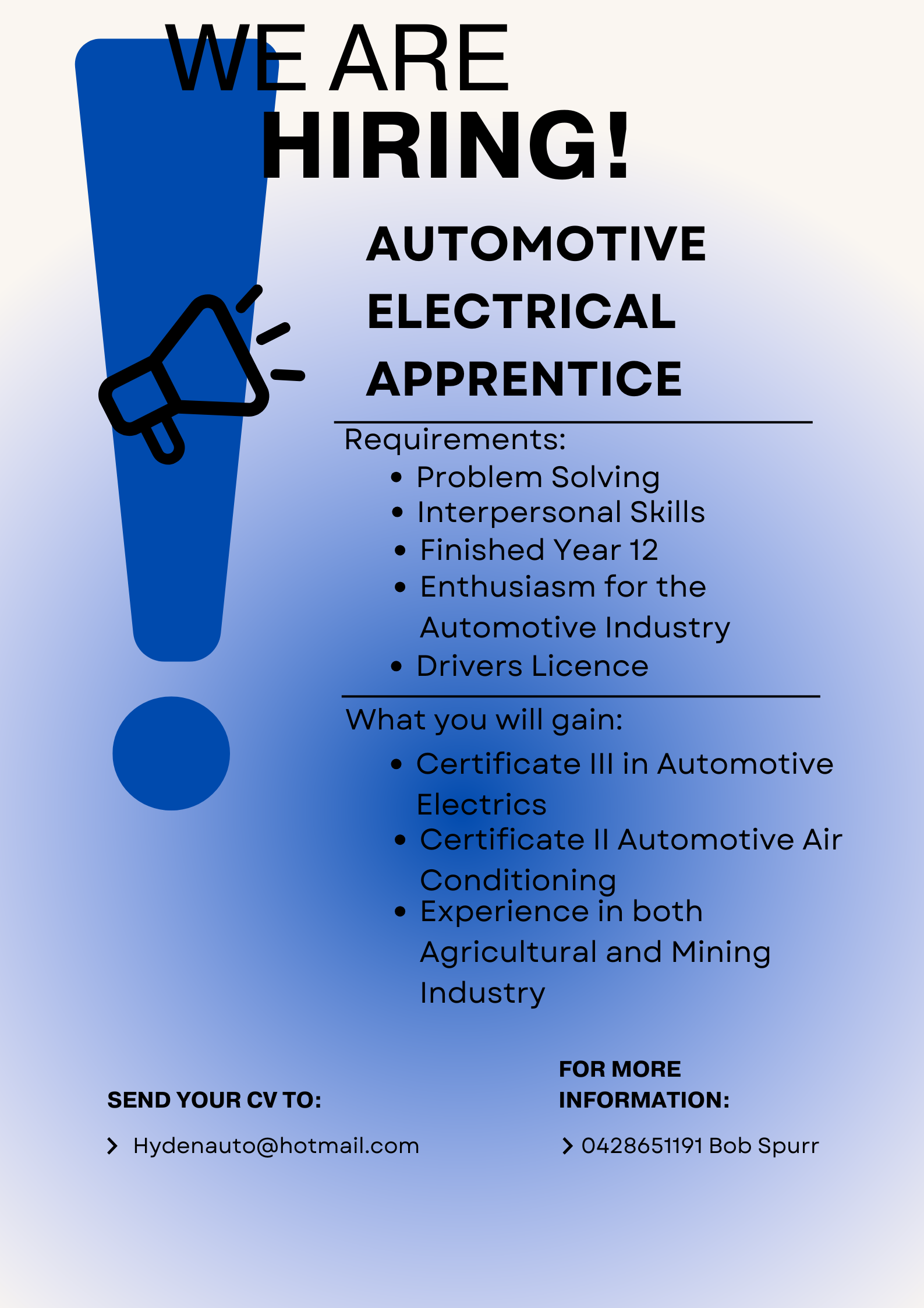 Hyden Auto Electrics Ad